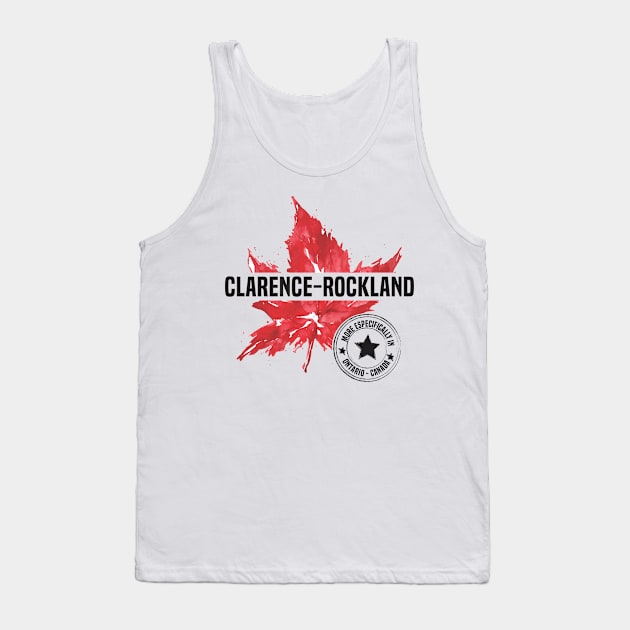 Clarence Rockland in Ontario Tank Top by C_ceconello